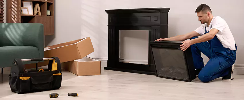 Old Rusted Metal Fireplace Repair And Replacement in Alexander City, AL