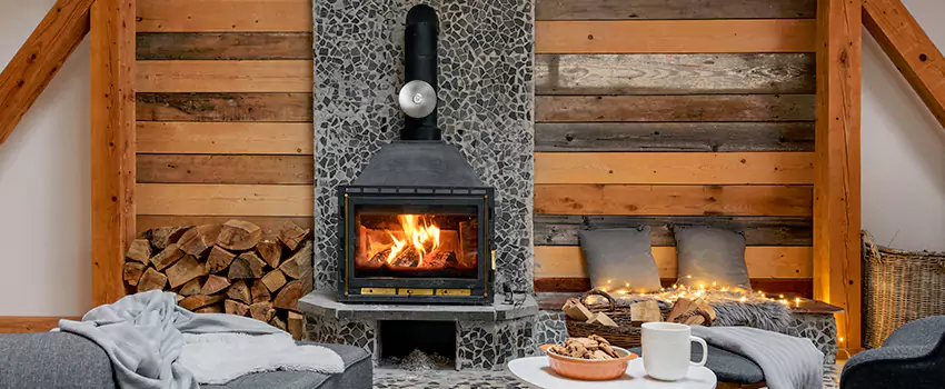 Thelin Hearth Products Direct Vent Gas Stove Fireplace Inspection in Alexander City, Alabama